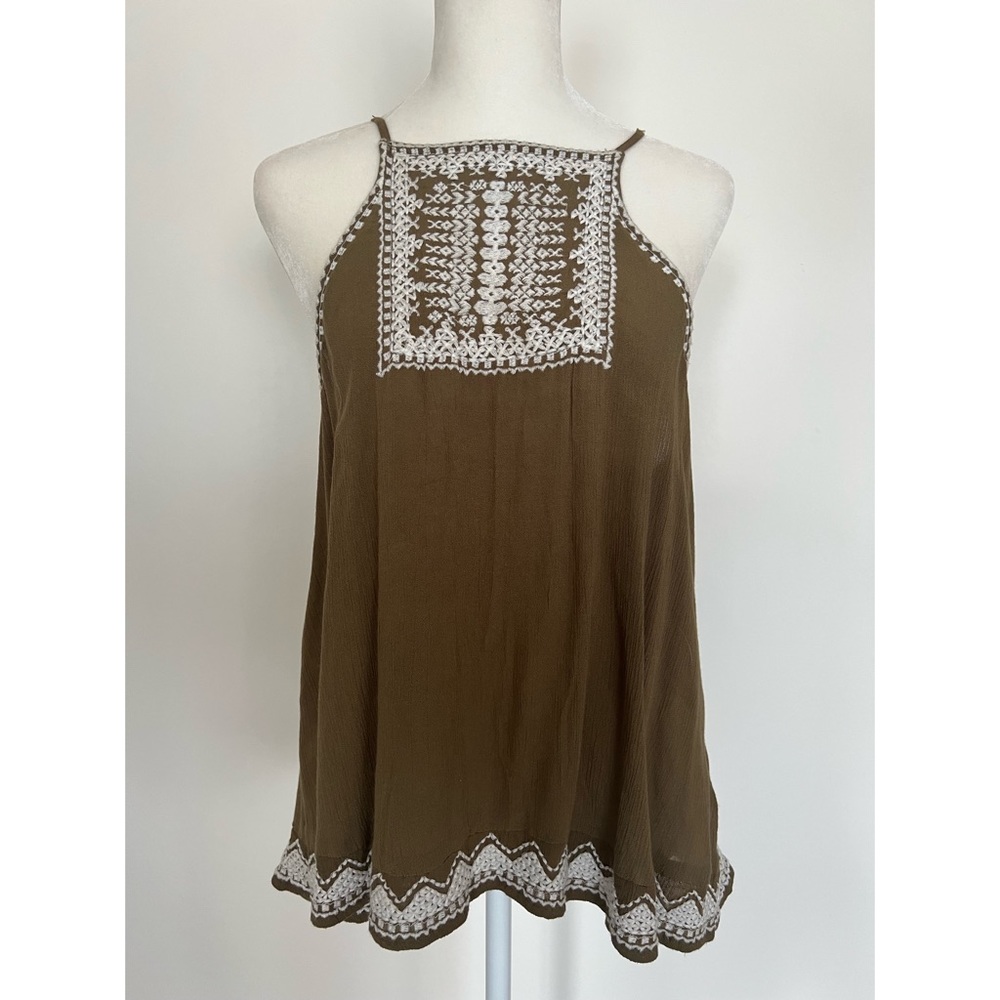 Ecoté Draped Backless Tank